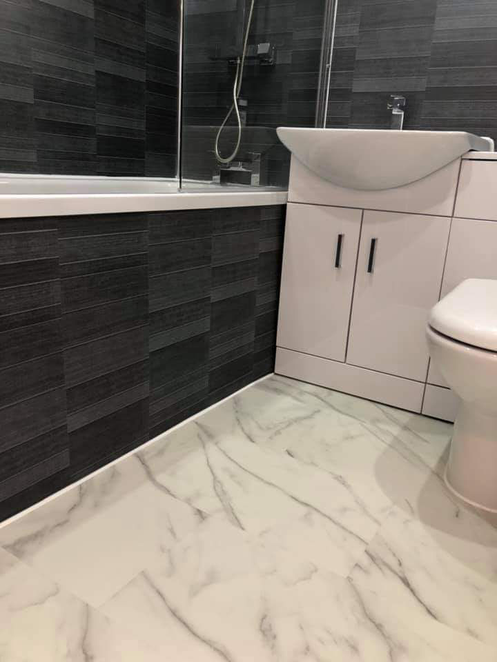 Tile bathroom installed in Glasgow 1
